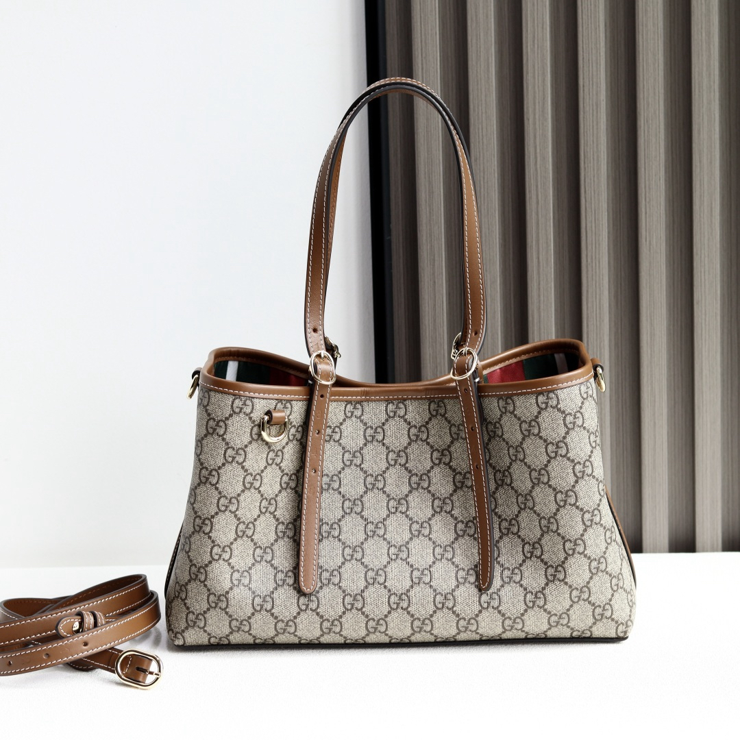 Gucci GG Emblem Classic Monogram Tote Bag