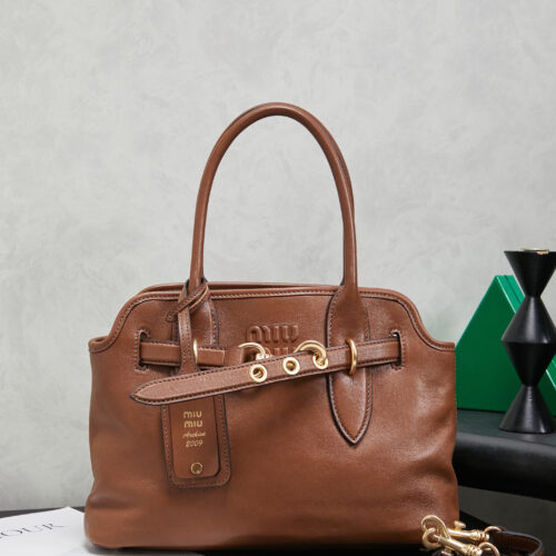 Alternative view of Miu Miu Aventure Nappa Handbag