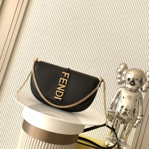Fendigraphy Chain Shoulder Bag
