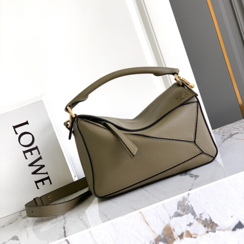 Alternative view of LOEWE Puzzle Edge Handbag