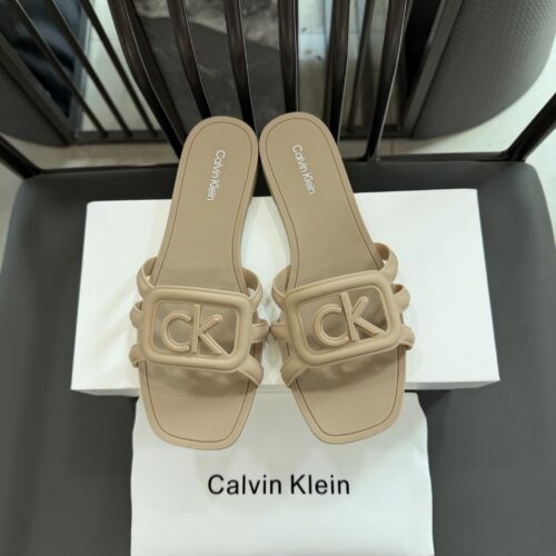 Alternative view of Calvin Klein Women's Classic Square Buckle Logo Sandals