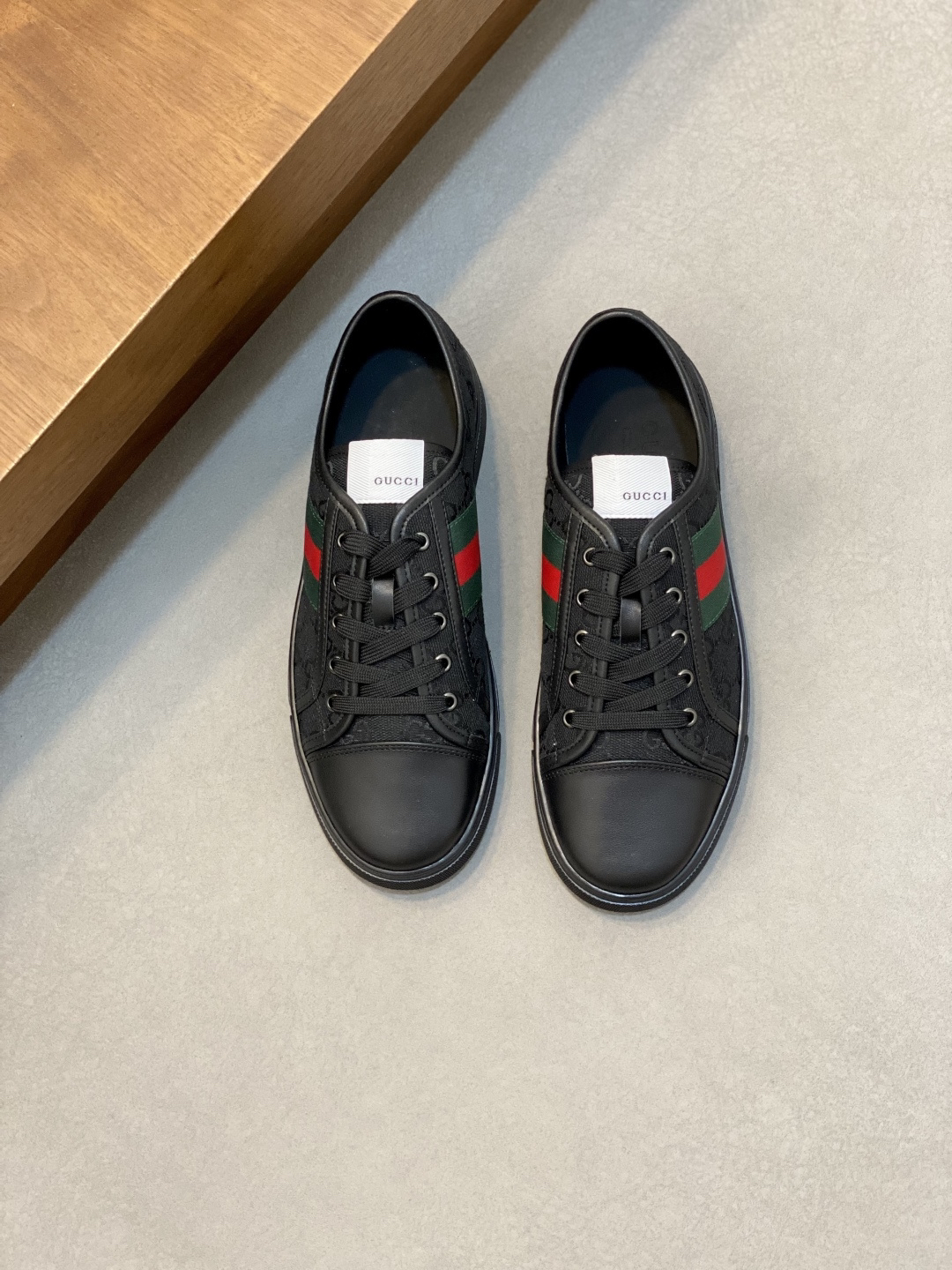 Gucci Tennis 1977 series GG canvas webbing low-top casual sneakers - Image 2