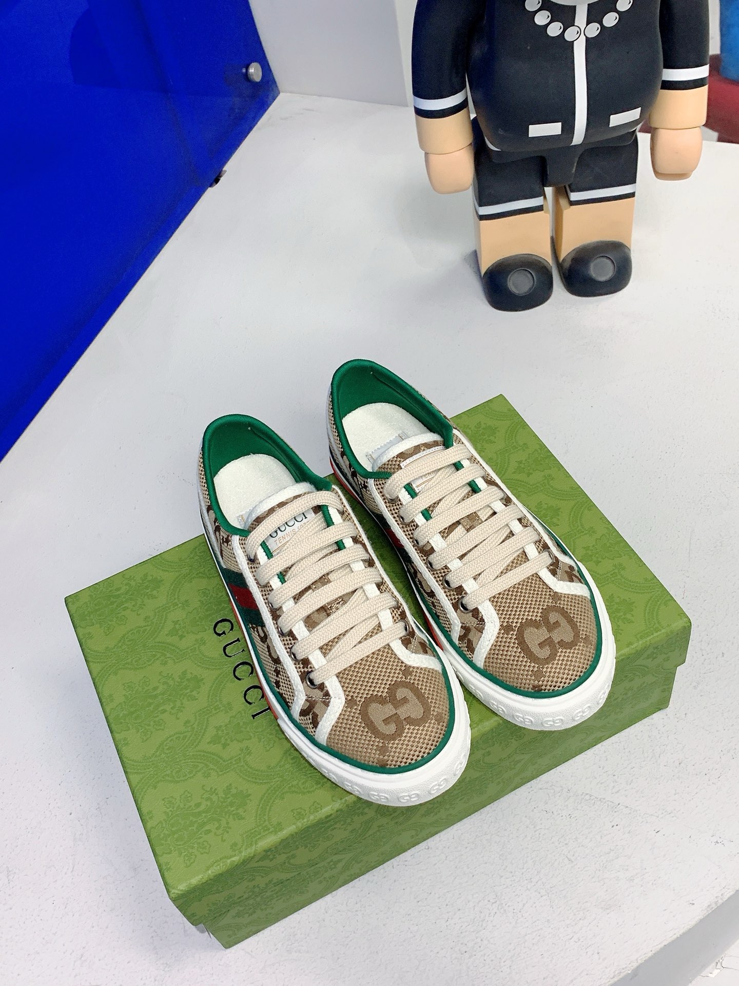 Gucci Tennis 1977 series GG monogram canvas low-top casual sneakers - Image 2