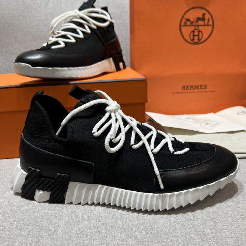Alternative view of Hermès Lift series knitted couple sneakers