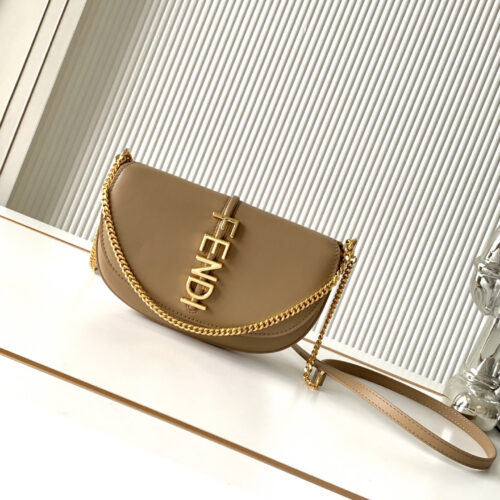 Alternative view of Fendigraphy Chain Shoulder Bag