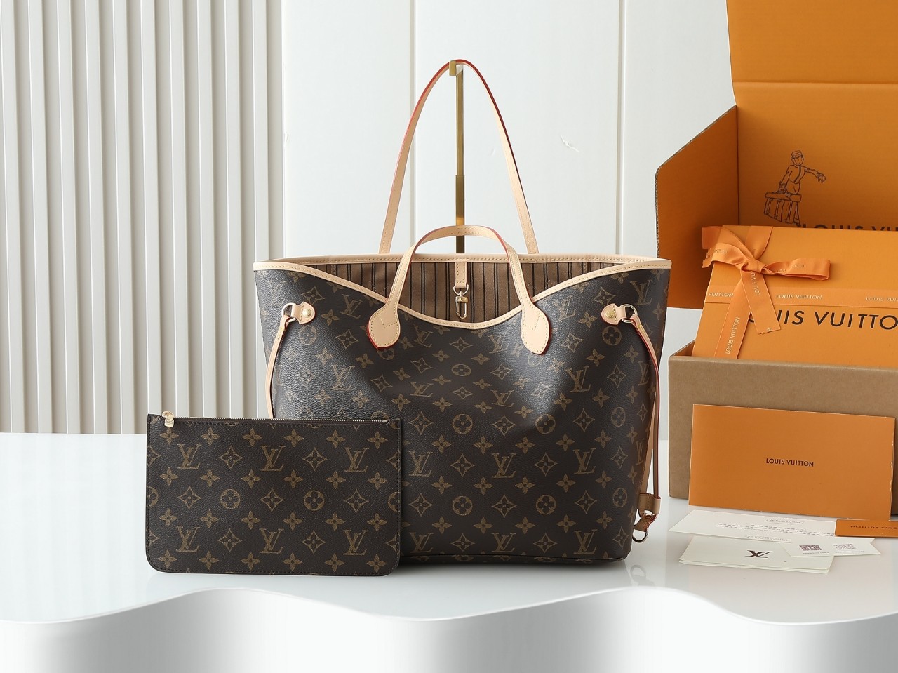 LV Neverfull Tote Bag - Image 2