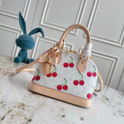Alternative view of Louis Vuitton × Takashi Murakami Collaboration Nano Alma Cherry Shell Bag