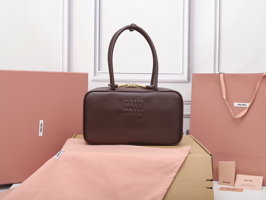 Miu Miu Beau Vintage Leather Handbag