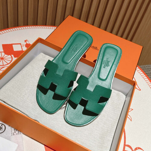Alternative view of Sandalias planas clásicas Hermès Oran con forma de H
