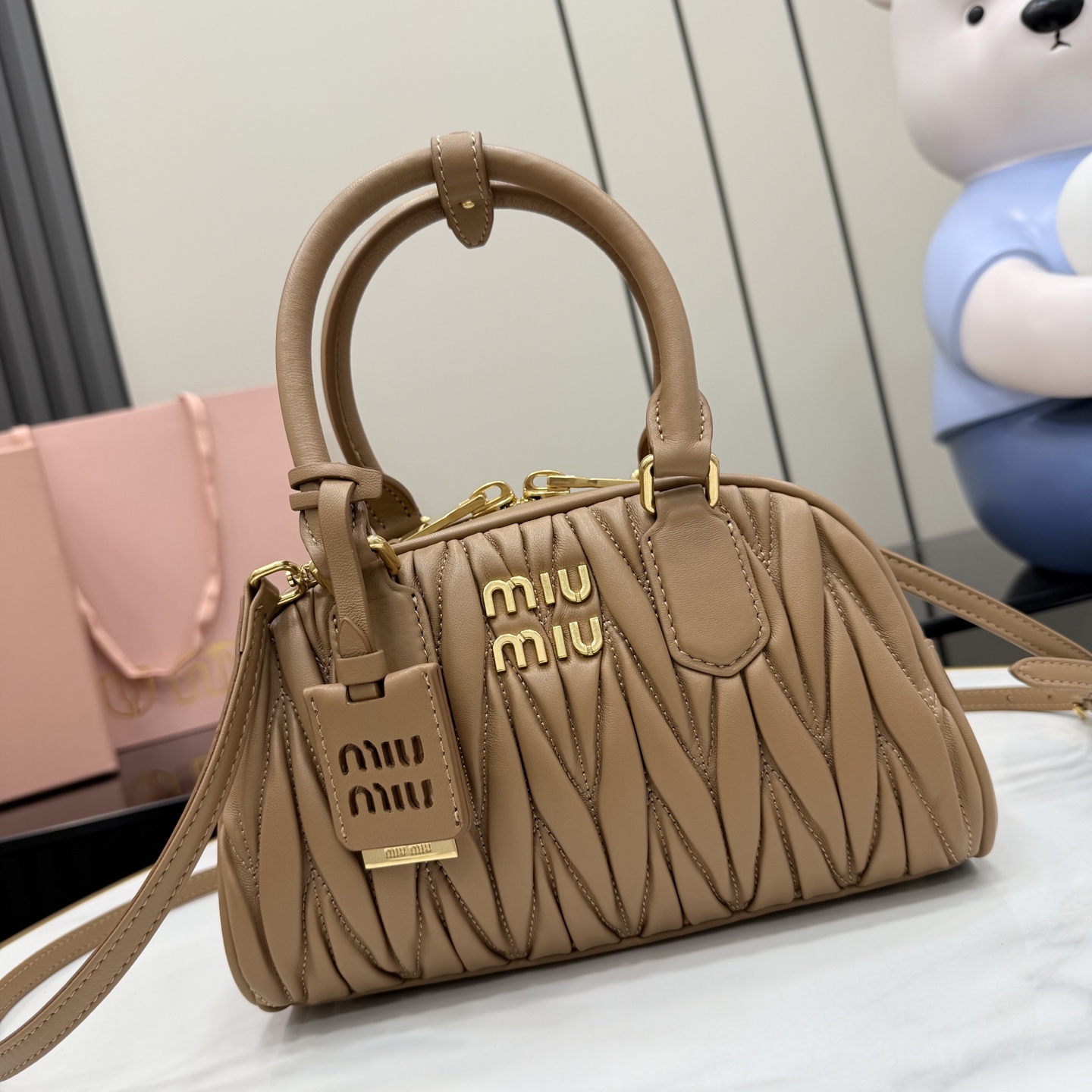 Miu Miu Arcadie Matelassé quilted handbag - Image 3