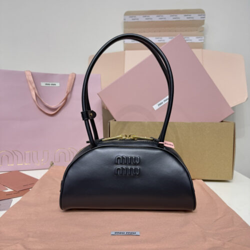 Alternative view of Miu Miu Beau Bowling-Style Underarm Bag
