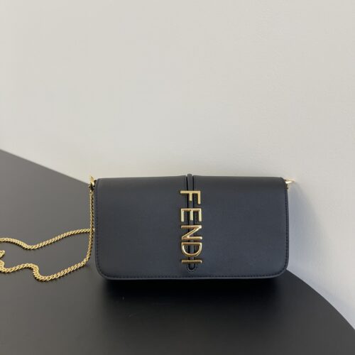 Alternative view of FENDI Fendigraphy Wallet on Chain