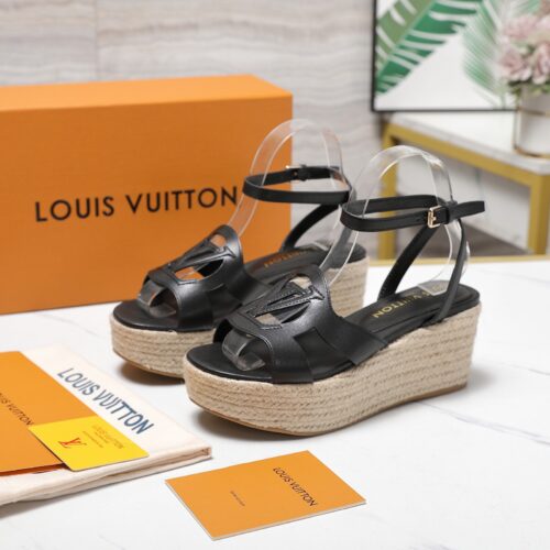 Alternative view of Louis Vuitton Women's Letter Rope Platform Sandals
