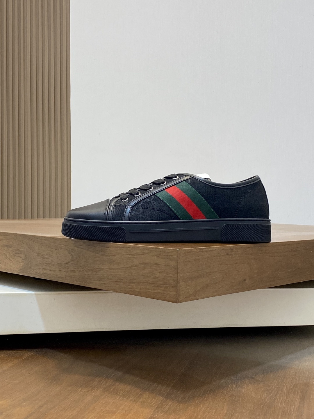 Gucci Tennis 1977 series GG canvas webbing low-top casual sneakers