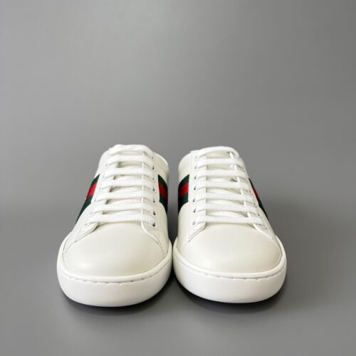 Alternative view of Gucci Ace series white sneakers with bee embroidery