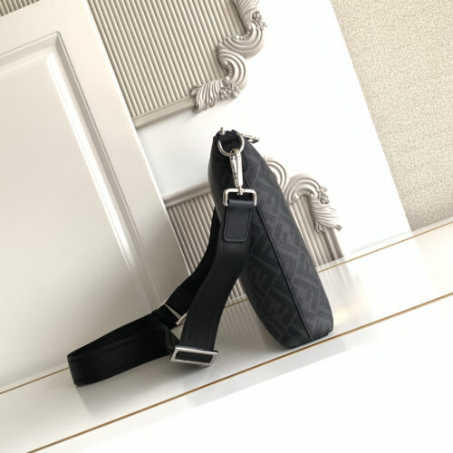 Alternative view of FENDI Men's Diagonal Messenger Crossbody Bag