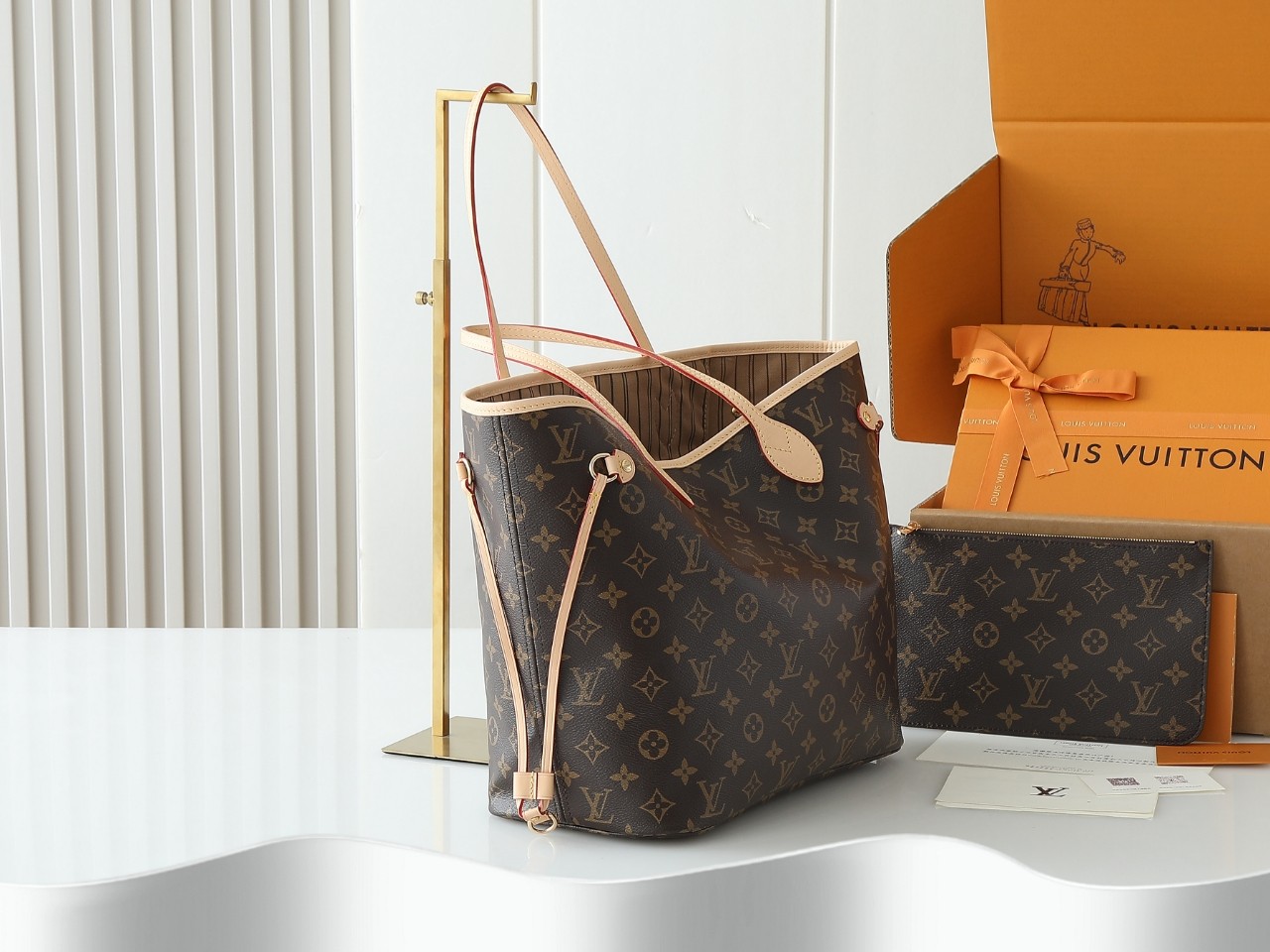 LV Neverfull Tote Bag - Image 3