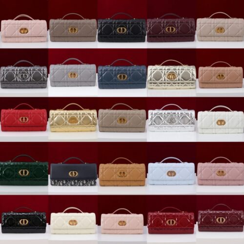 Dior Caro horizontal baguette shoulder bag