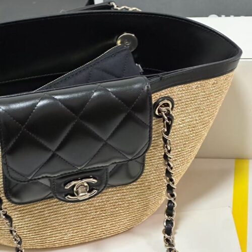 Alternative view of Chanel 26C Straw Basket