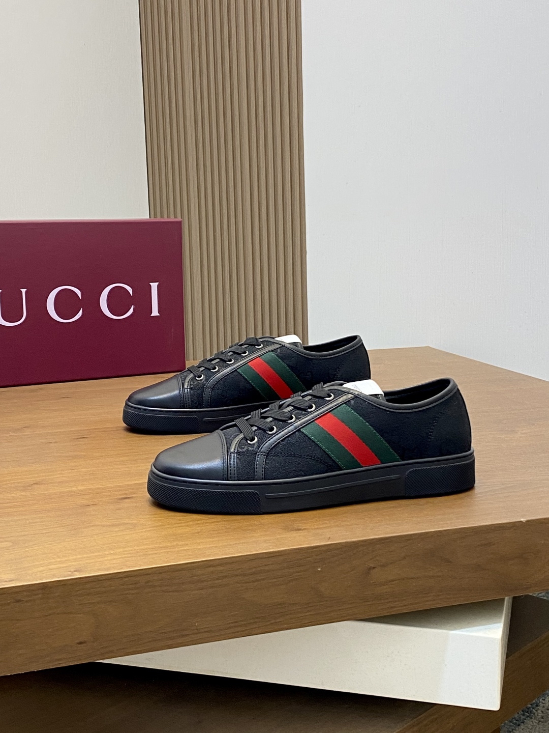 Gucci Tennis 1977 series GG canvas webbing low-top casual sneakers - Image 3