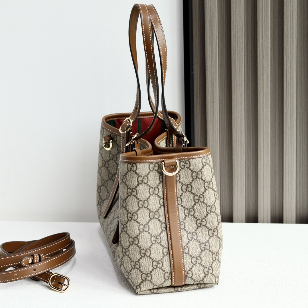 Gucci GG Emblem Classic Monogram Tote Bag - Image 4