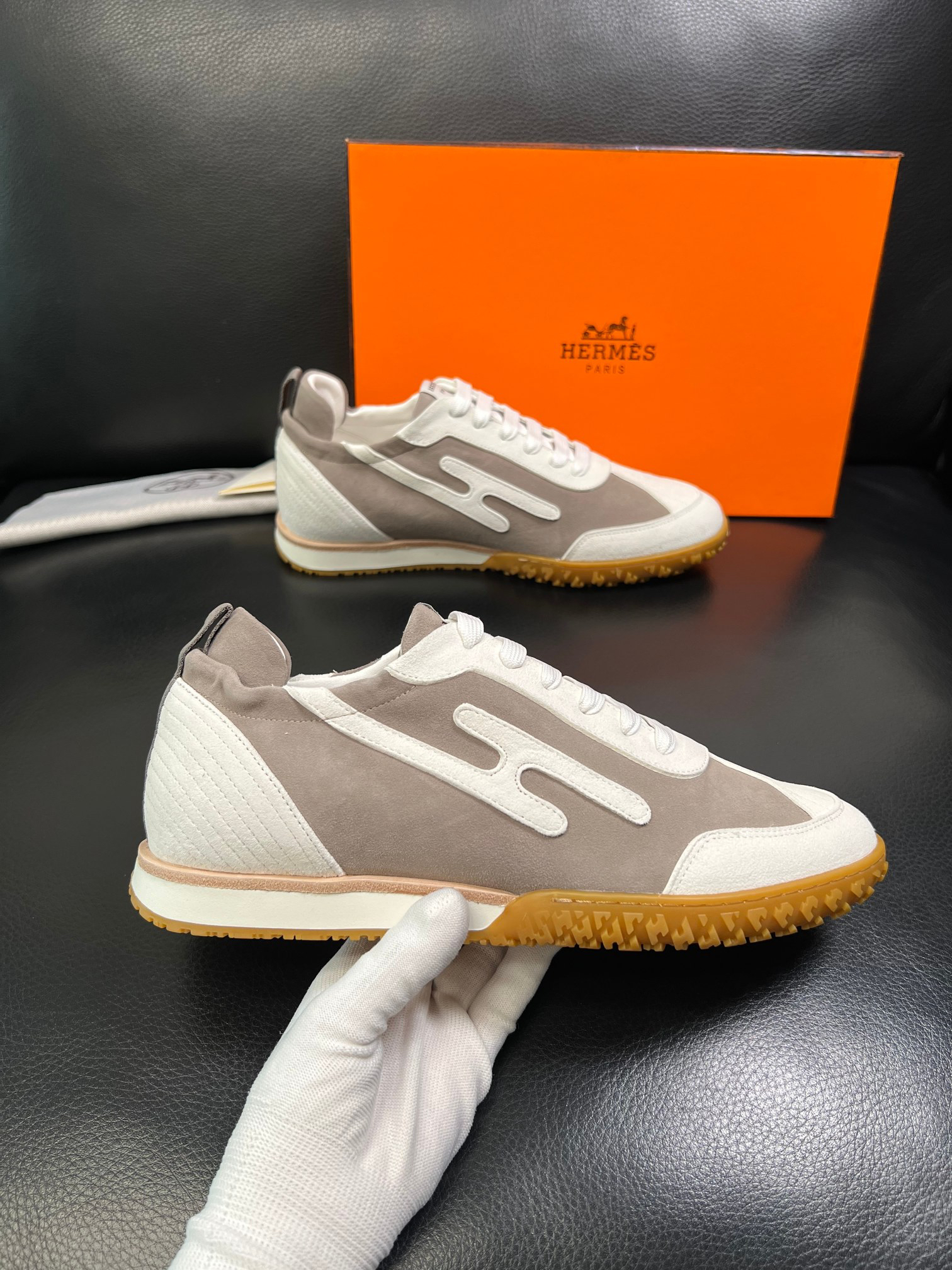 Hermès Jet series German training sneakers - Image 7