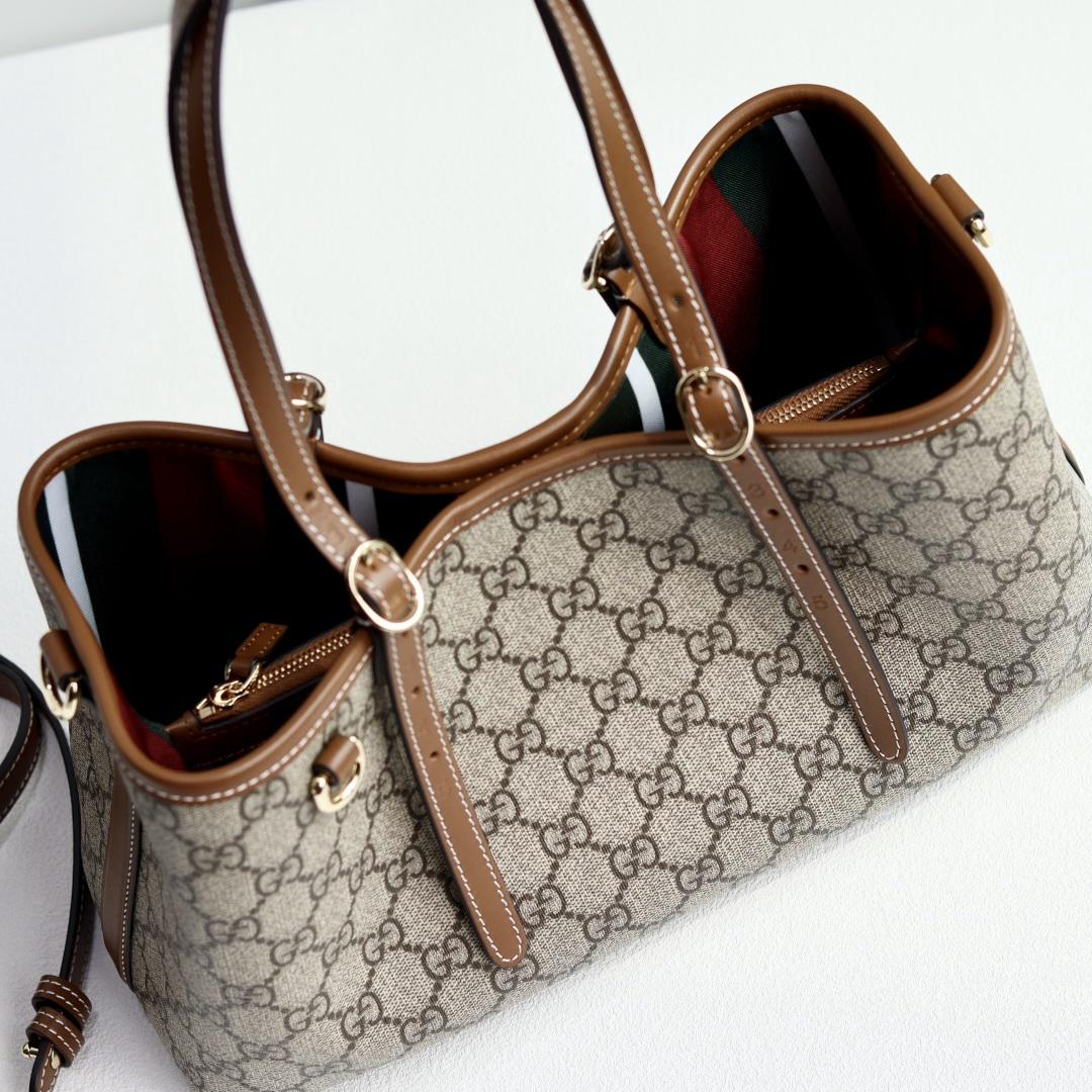 Gucci GG Emblem Classic Monogram Tote Bag - Image 5