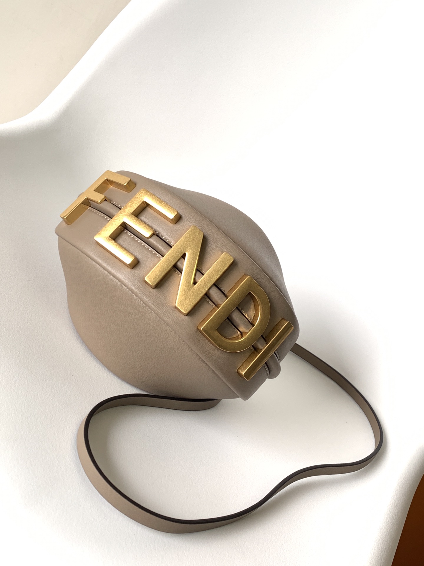 Fendi Fendigraphy Mini Crescent-Shaped Underarm Bag - Image 5