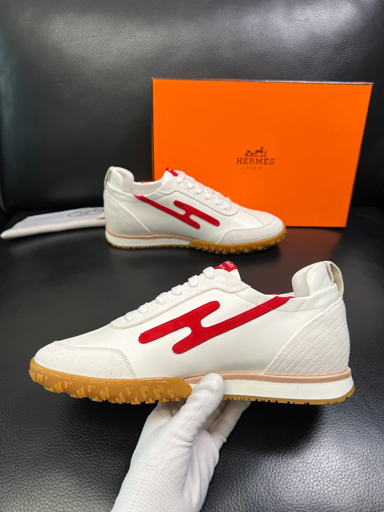Hermès Jet series German training sneakers - Image 2