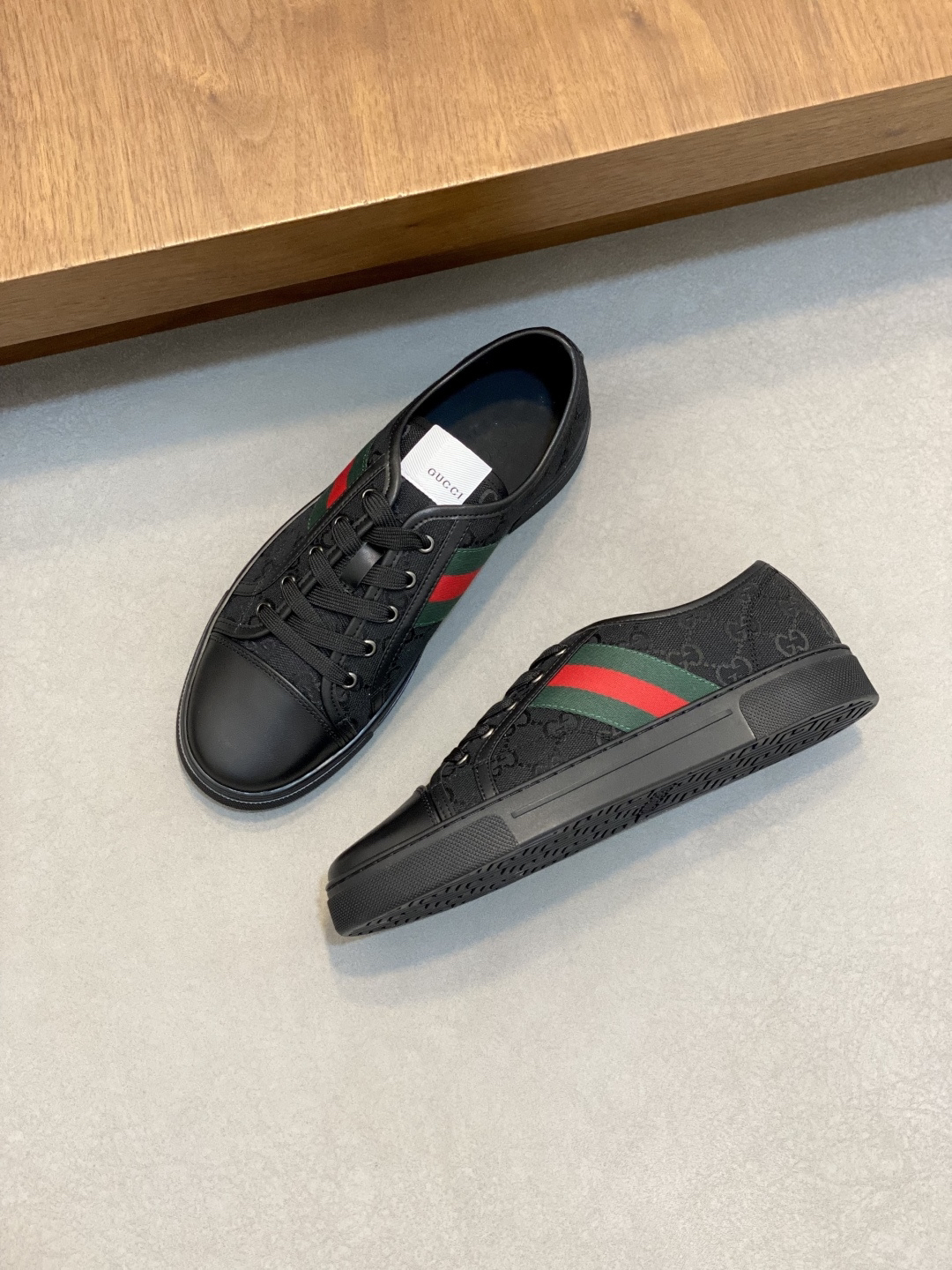 Gucci Tennis 1977 series GG canvas webbing low-top casual sneakers - Image 5
