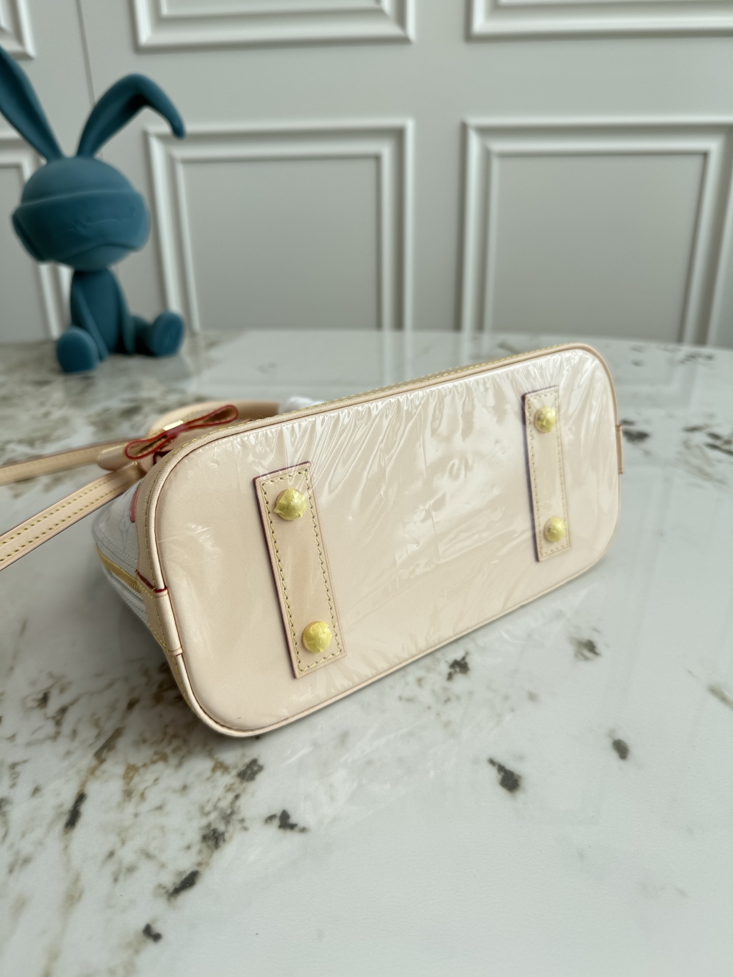 Louis Vuitton × Takashi Murakami Collaboration Nano Alma Cherry Shell Bag - Image 5
