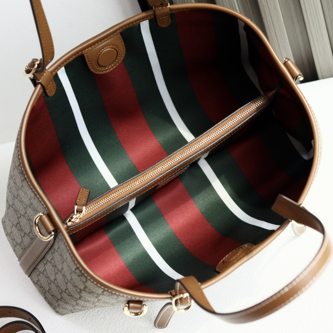 Gucci GG Emblem Classic Monogram Tote Bag - Image 8