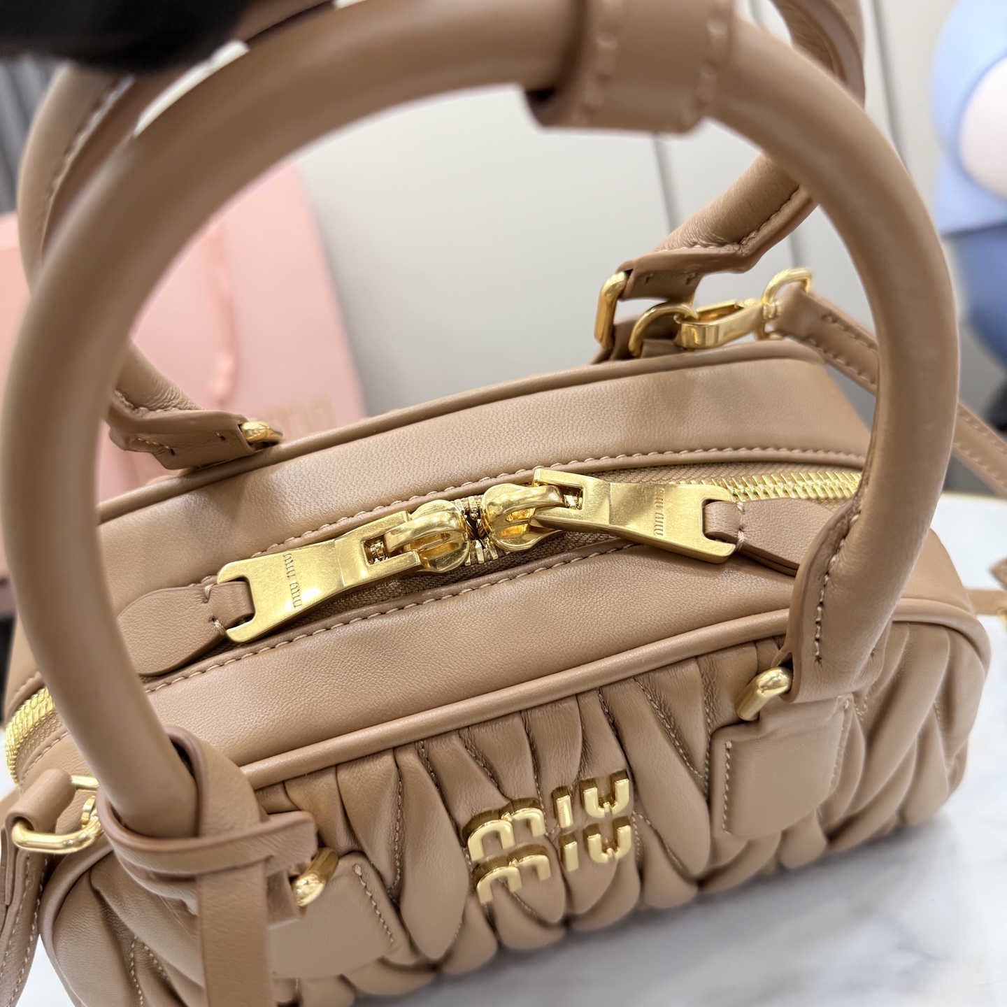 Miu Miu Arcadie Matelassé quilted handbag - Image 9
