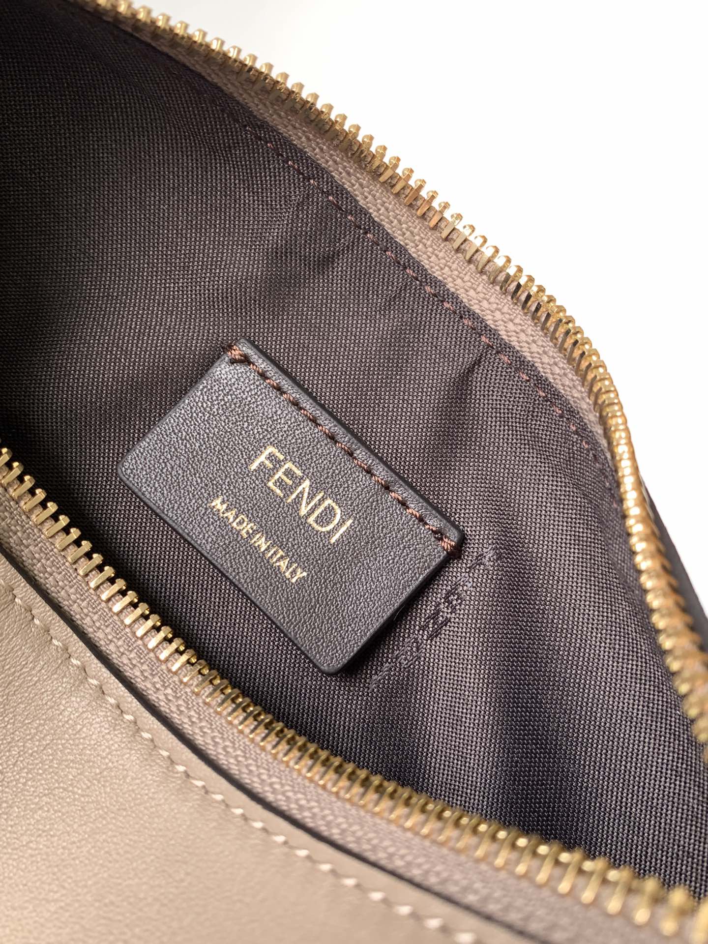 Fendi Fendigraphy Mini Crescent-Shaped Underarm Bag - Image 8