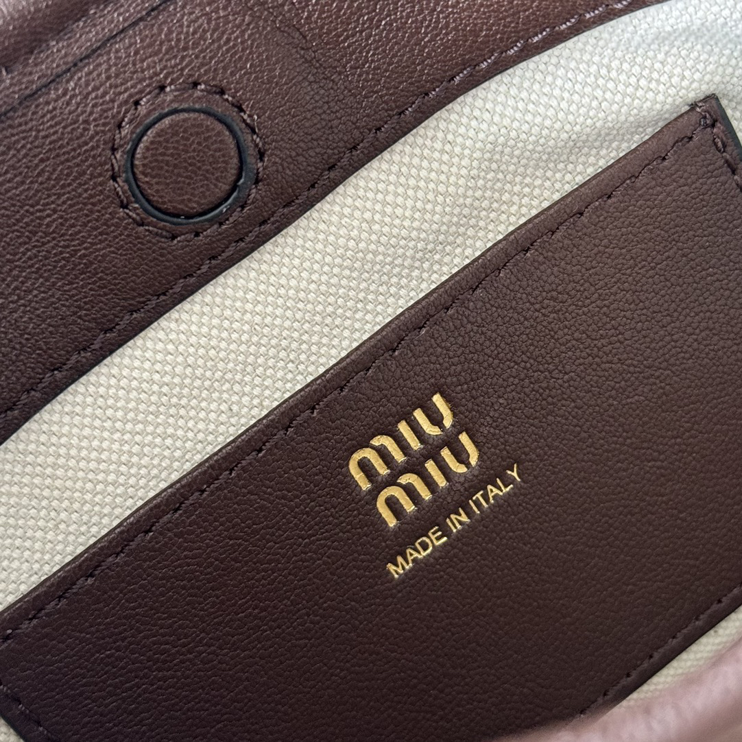 Miu Miu Nappa Genuine Leather Mini Lucky Bag Bucket Bag - Image 9