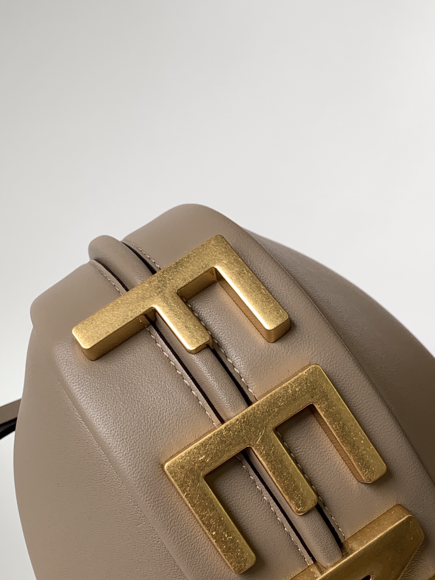 Fendi Fendigraphy Mini Crescent-Shaped Underarm Bag - Image 9