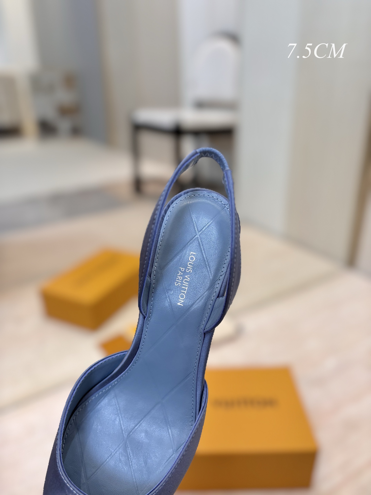 Louis Vuitton Met Slingback Open-Heel High Heels - Image 12