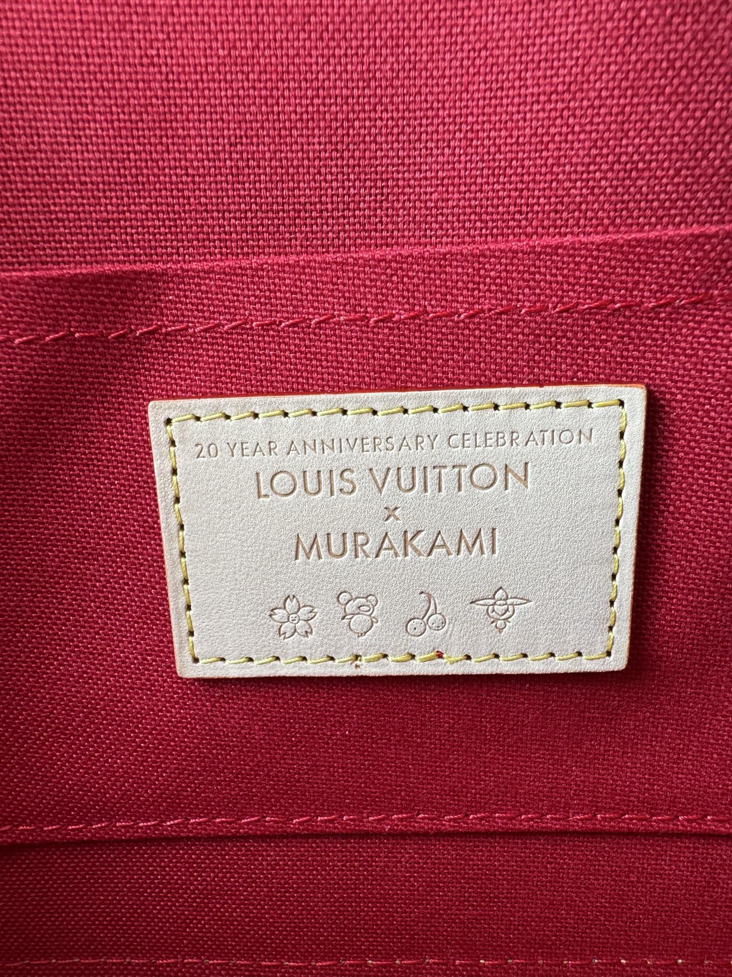 Louis Vuitton × Takashi Murakami Collaboration Nano Alma Cherry Shell Bag - Image 9