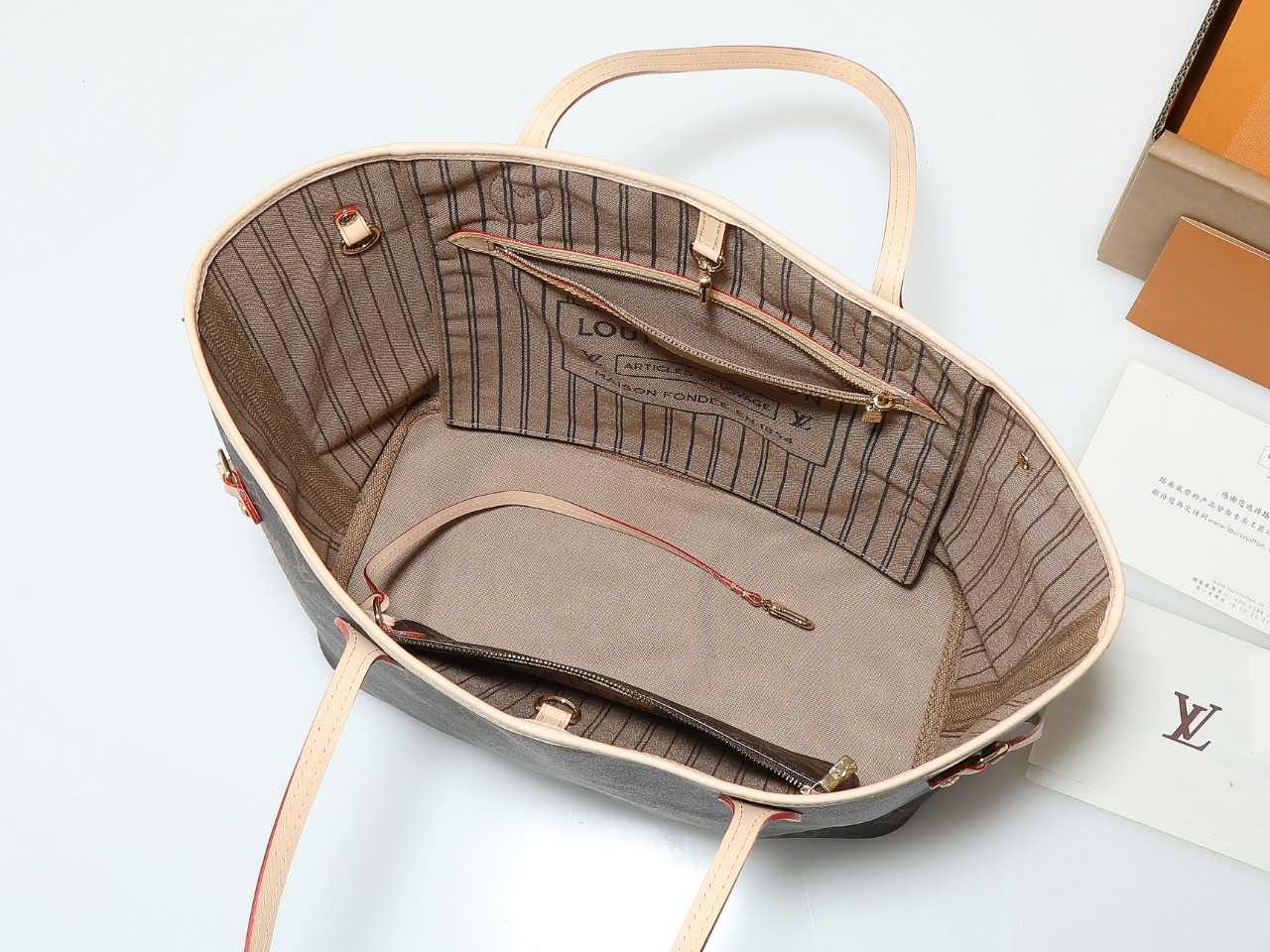 LV Neverfull Tote Bag - Image 10
