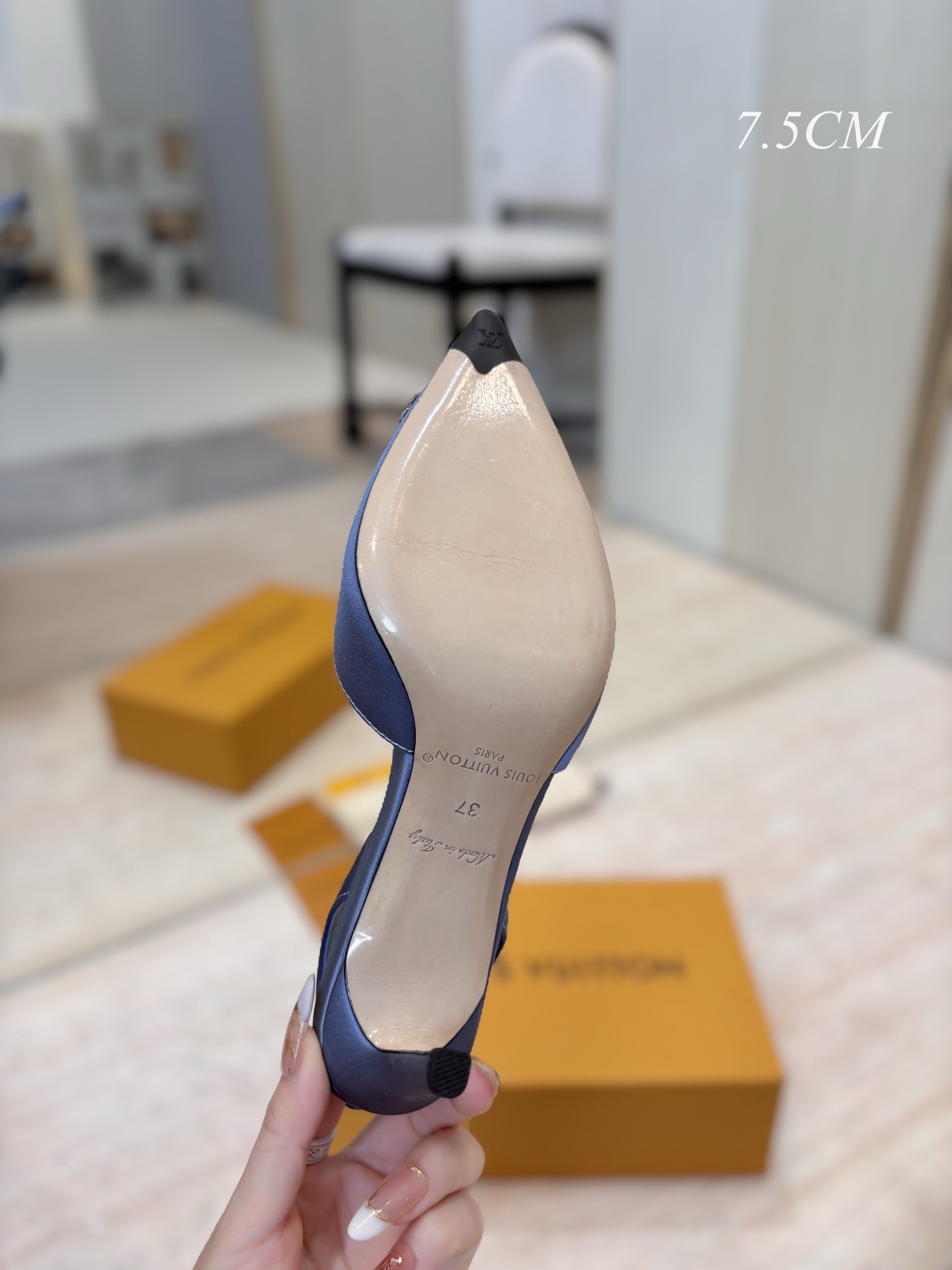 Louis Vuitton Met Slingback Open-Heel High Heels - Image 14