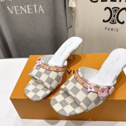 LV 6AM series kitten heel sandals