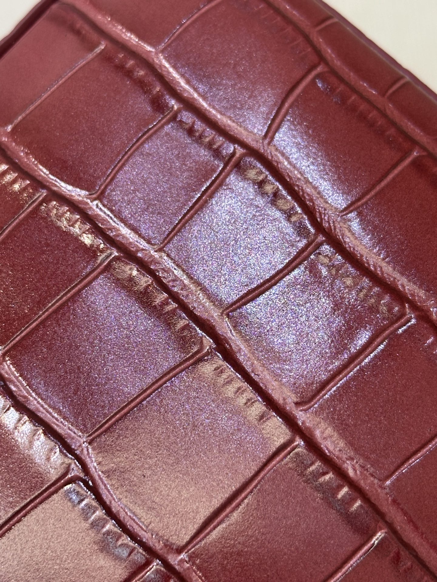 Chanel 26S Crocodile Embossed Cerf Tote Shopping Bag - Image 8