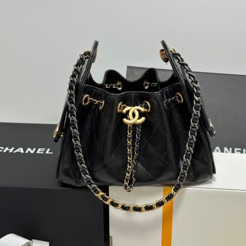 CHANEL 25 Mini Drawstring Bucket Bag Highest-Grade Replica