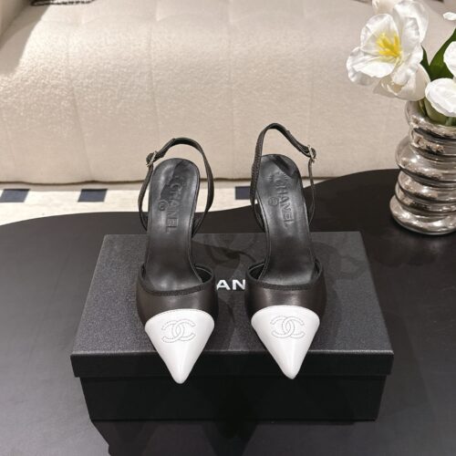 Chanel's new pointed-toe high-heeled sandals