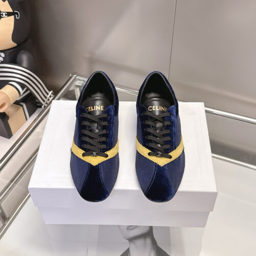 Alternative view of CELINE Retro Color Block German Training Casual Shoes