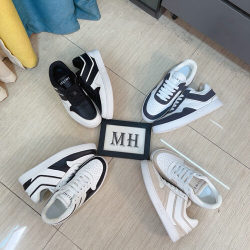 CELINE color-blocked flat sneakers