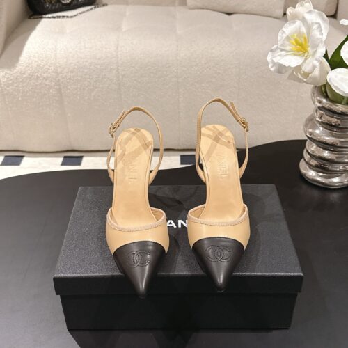 Alternative view of Chanel's new pointed-toe high-heeled sandals