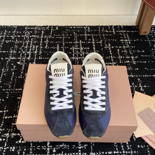 Miu Miu patchwork retro Safari casual shoes