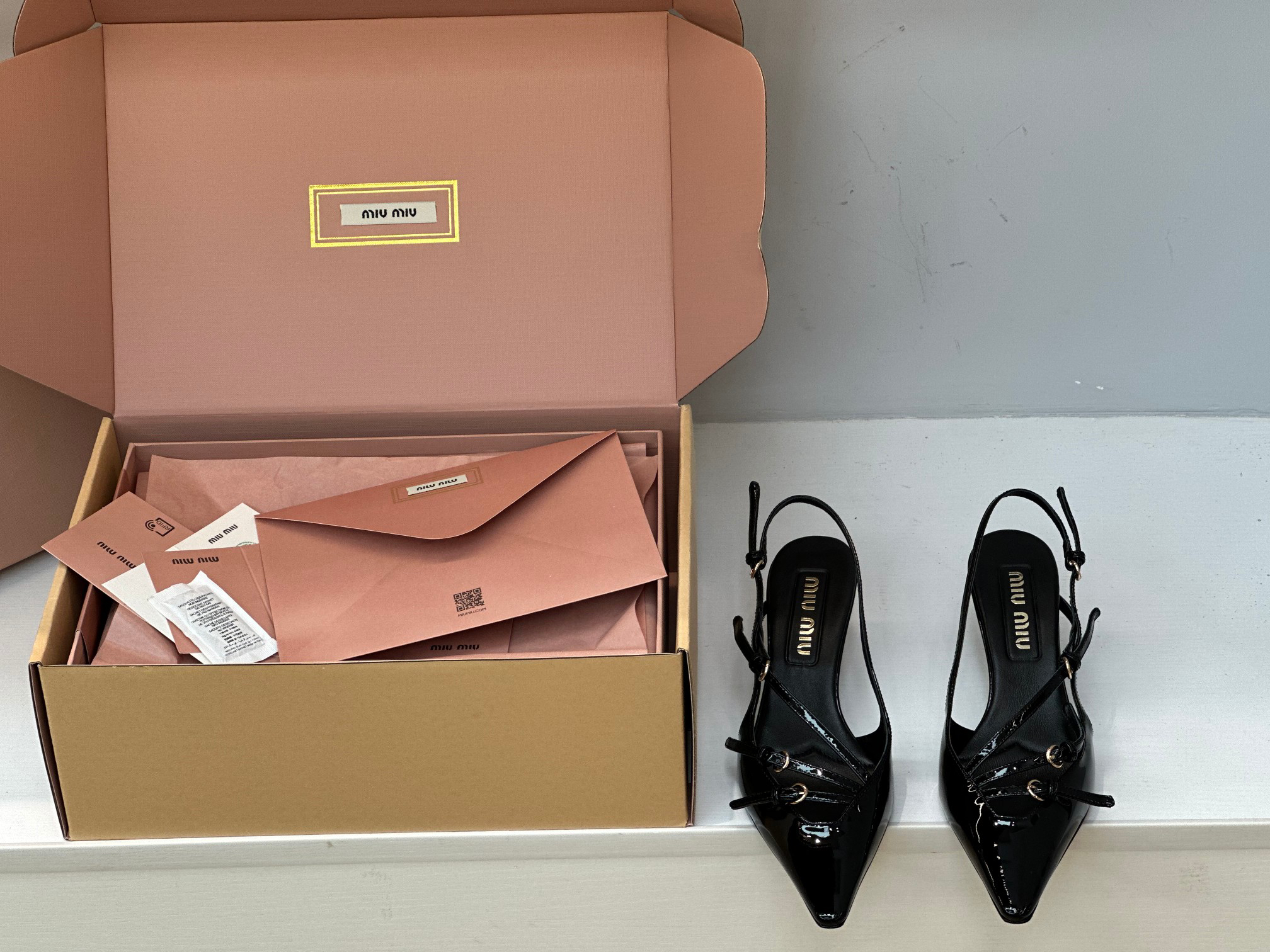 Miu Miu multi-strap pointed-toe open-back stiletto sandals - Image 2