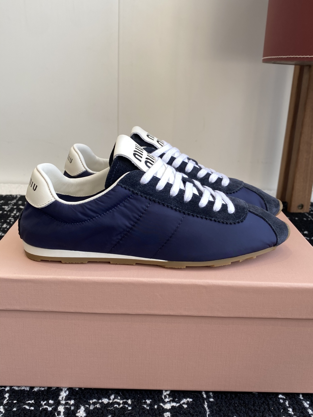 Miu Miu patchwork retro Safari casual shoes - Image 5